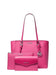 Michael Kors Charlotte Large 3-in-1 Tote Crossbody Handbag Leather