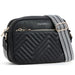 BOSTANTEN Quilted Crossbody Bags for Women Vegan Leather Purses Small Shoulder Handbags with Wide Strap