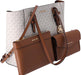 Michael Kors Charlotte Large 3-in-1 Tote Crossbody Handbag Leather
